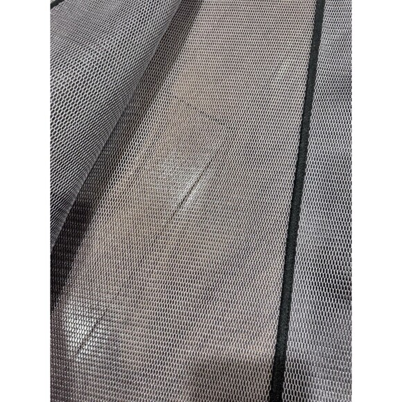 Vintage IC by Connie K Open Front Mesh Jacket Large Gray 90s USA Art To Wear - Picture 4 of 7